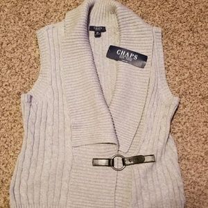 NWT Chaps Sweater Vest